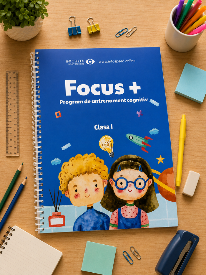 Focus+ Clasa I — caiet de antrenament cognitiv pentru copii de 7-8 ani