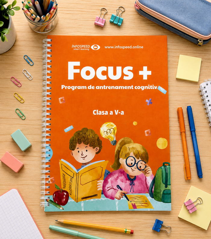 Focus+ Clasa a V-a — caiet de antrenament cognitiv pentru copii de 11-12 ani