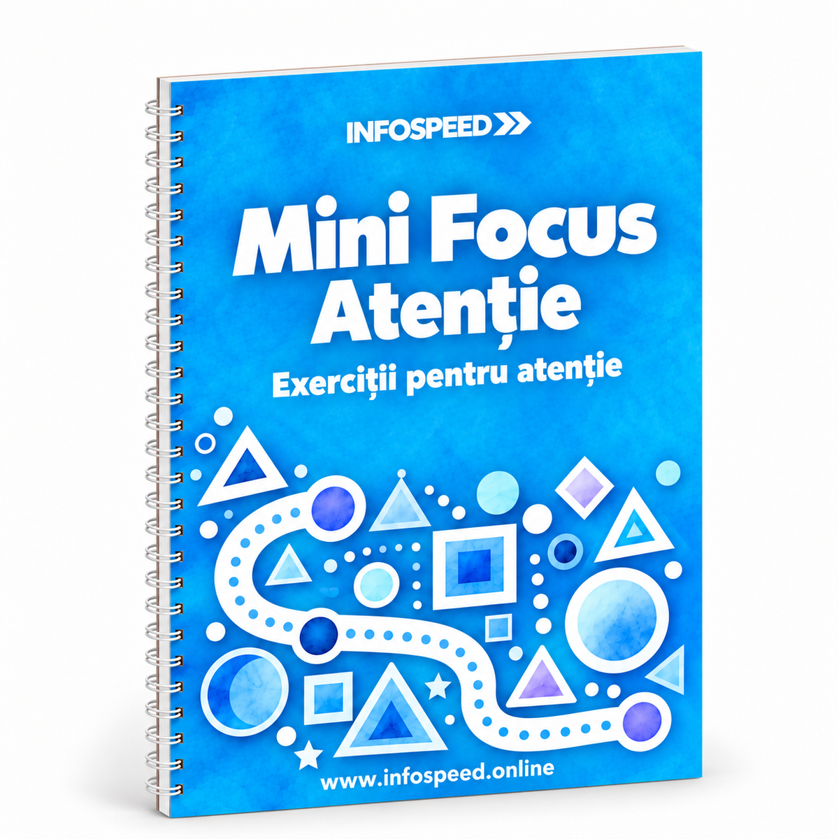 Mini Focus Atenție, caiet de exerciții cu spiră