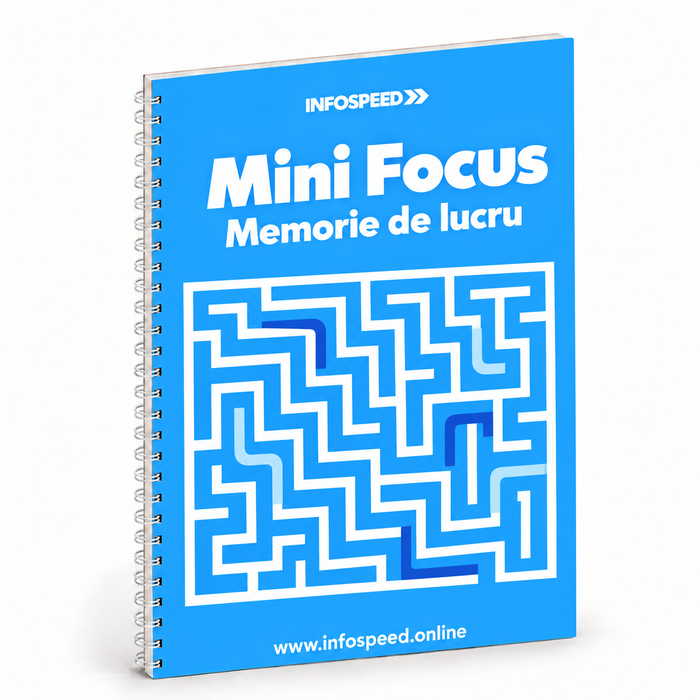 Mini Focus Memorie de lucru, caiet de exerciții cu spiră